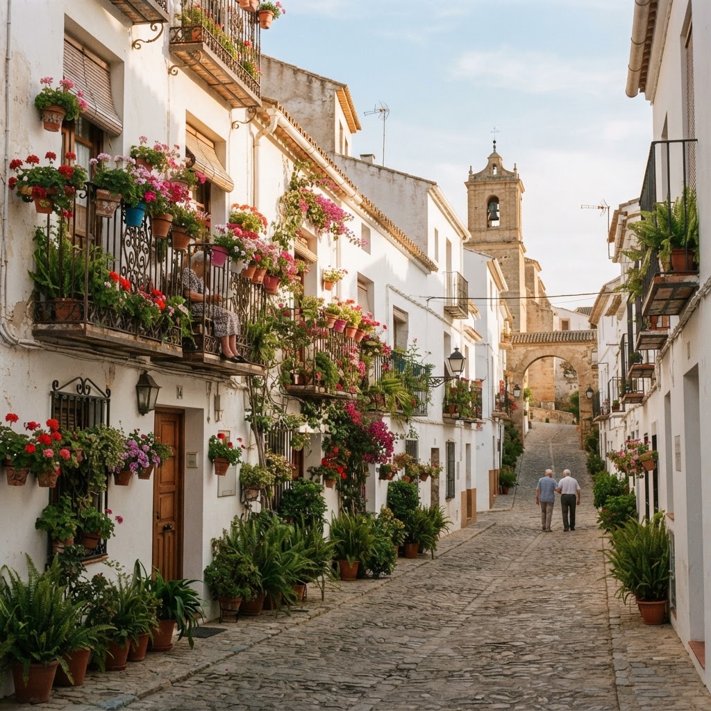 Historic architecture sets the mood for a relaxing, slow-paced walk through the town.