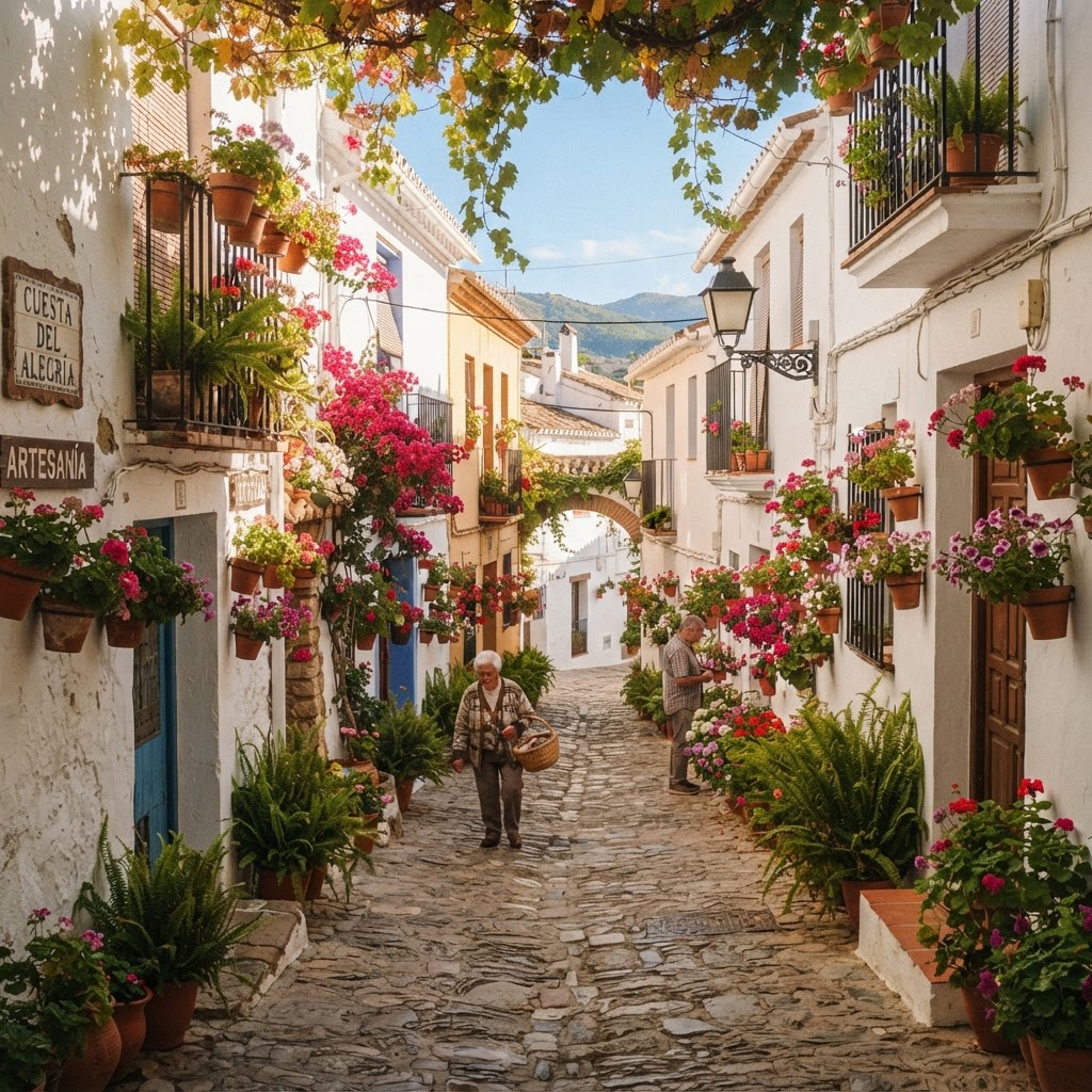 The quiet, charming streets of a Spanish pueblo blanco offer endless beauty.