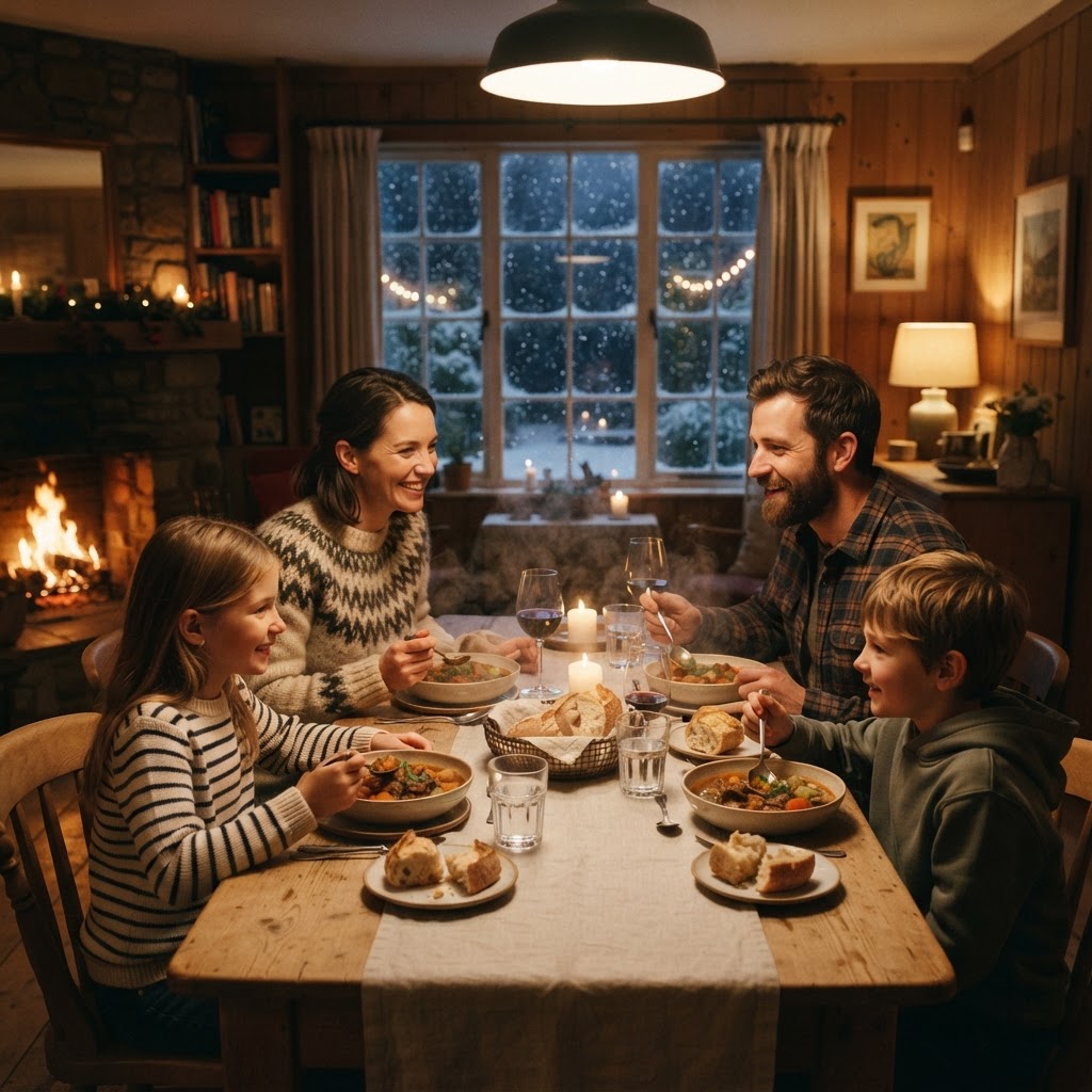 Beef stew is the ultimate comfort food for a winter dinner.