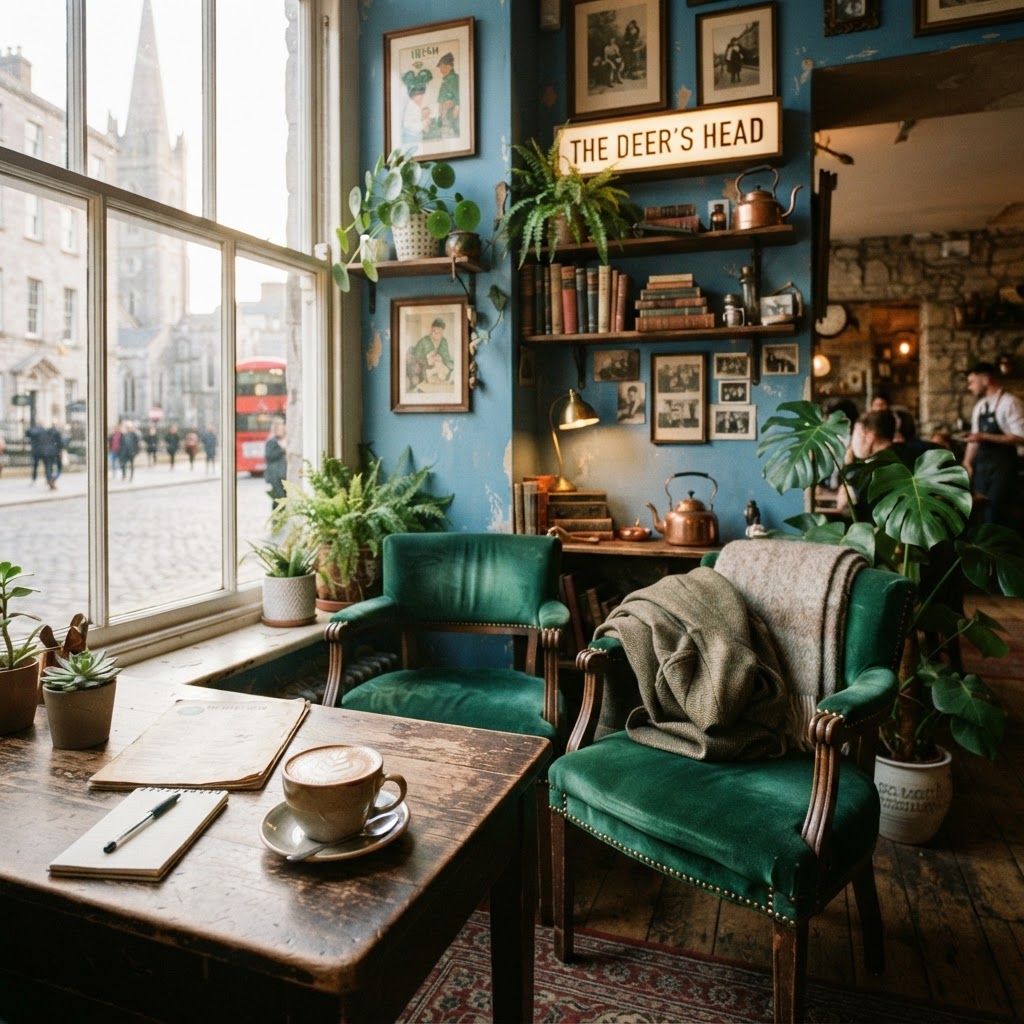 Cozy corners are a staple of hidden aesthetic cafes in Dublin.