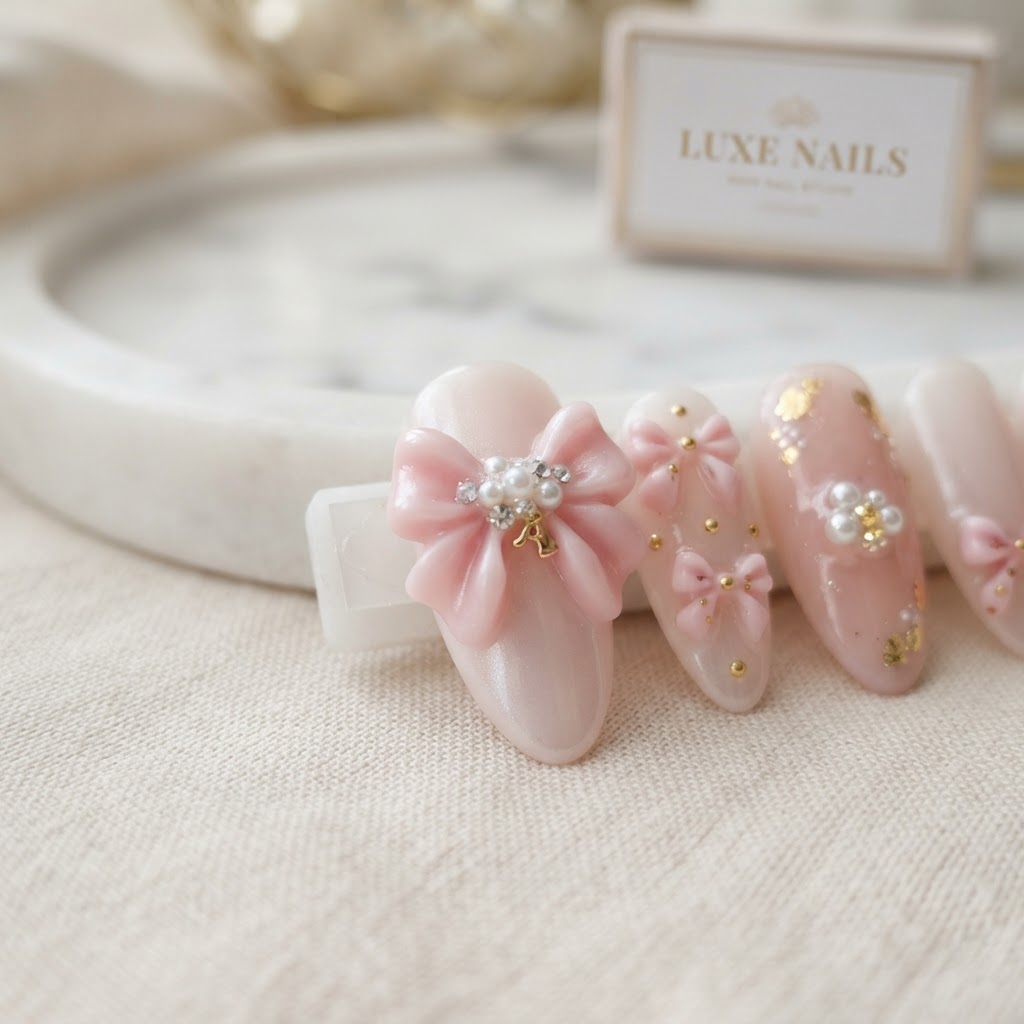 The 3D bow aesthetic in full detail.
