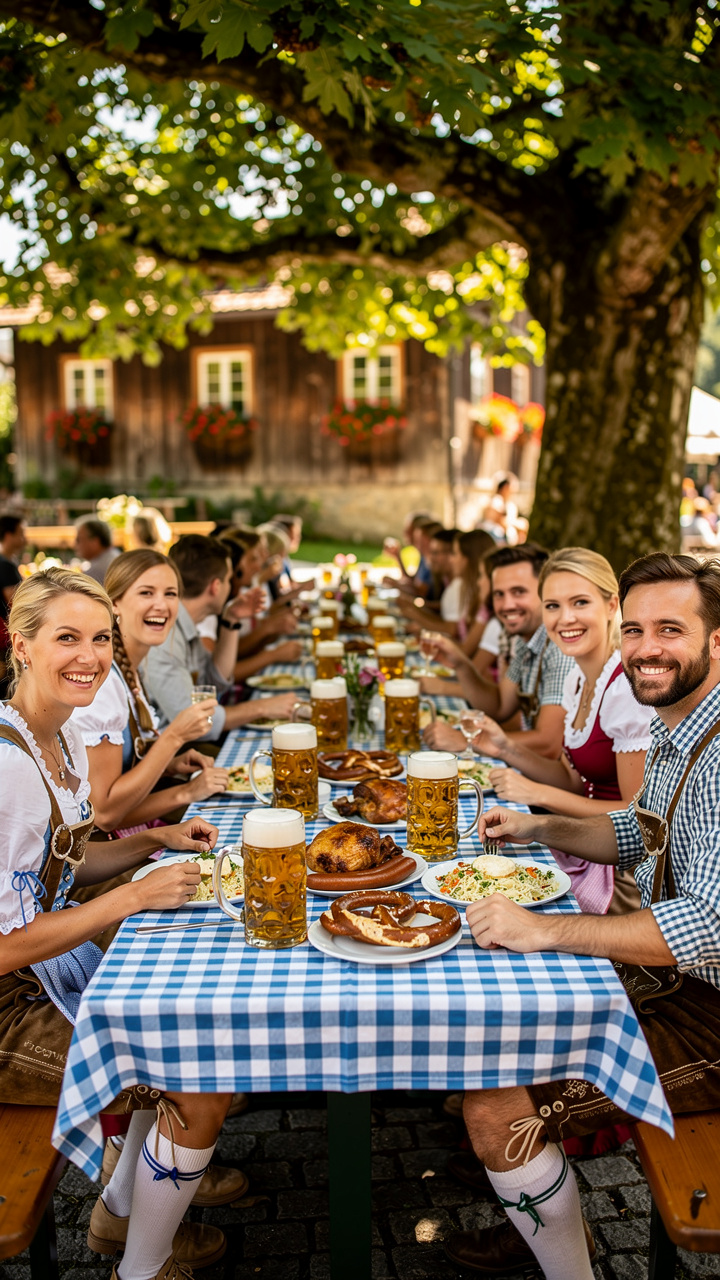 Beer gardens are the perfect place to soak up the local culture and meet new people.