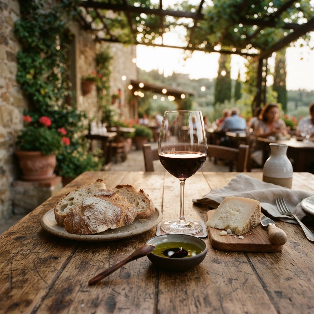 Authentic local flavors are the cornerstone of a slow travel experience in Tuscany.