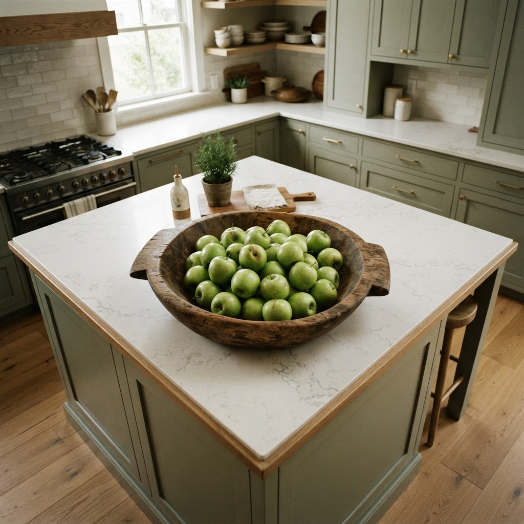 The 'one-item' rule creates a powerful focal point.