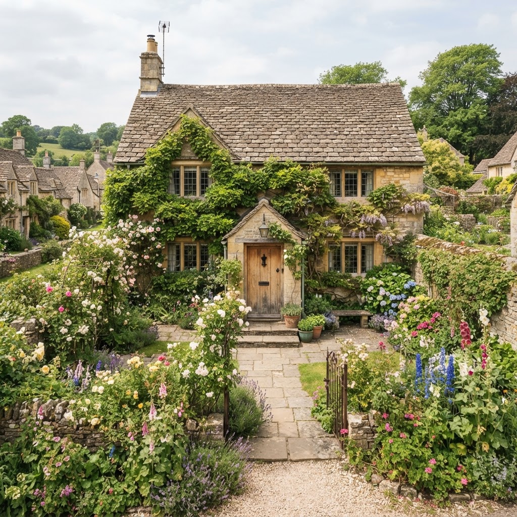 Stay in a historic stone cottage for a quintessential rural experience.