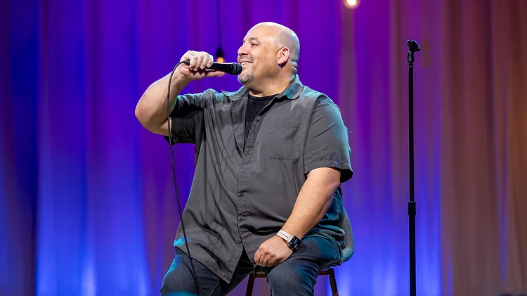 Comedian performing live at Comedy South