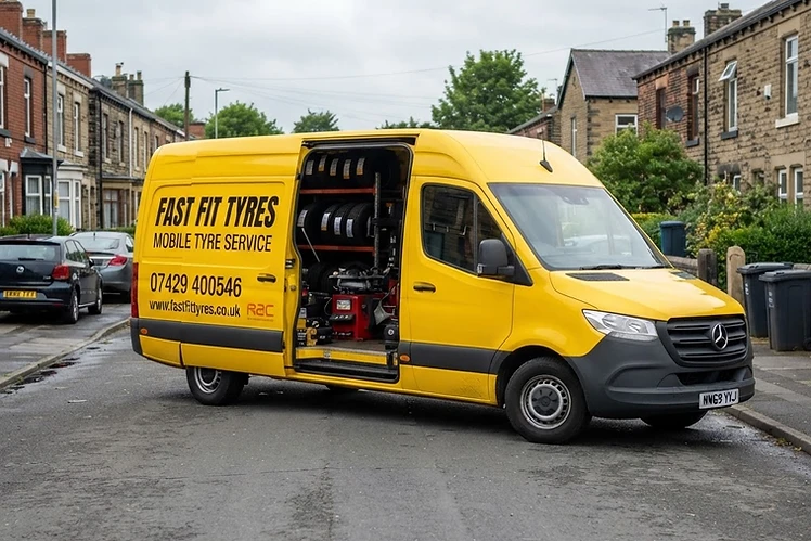 Fast Fit Tyres mobile fitting van
