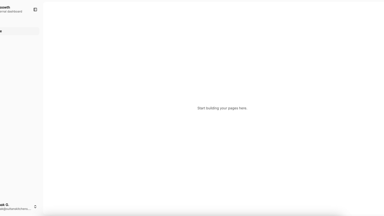 Dashboard Foundation template preview