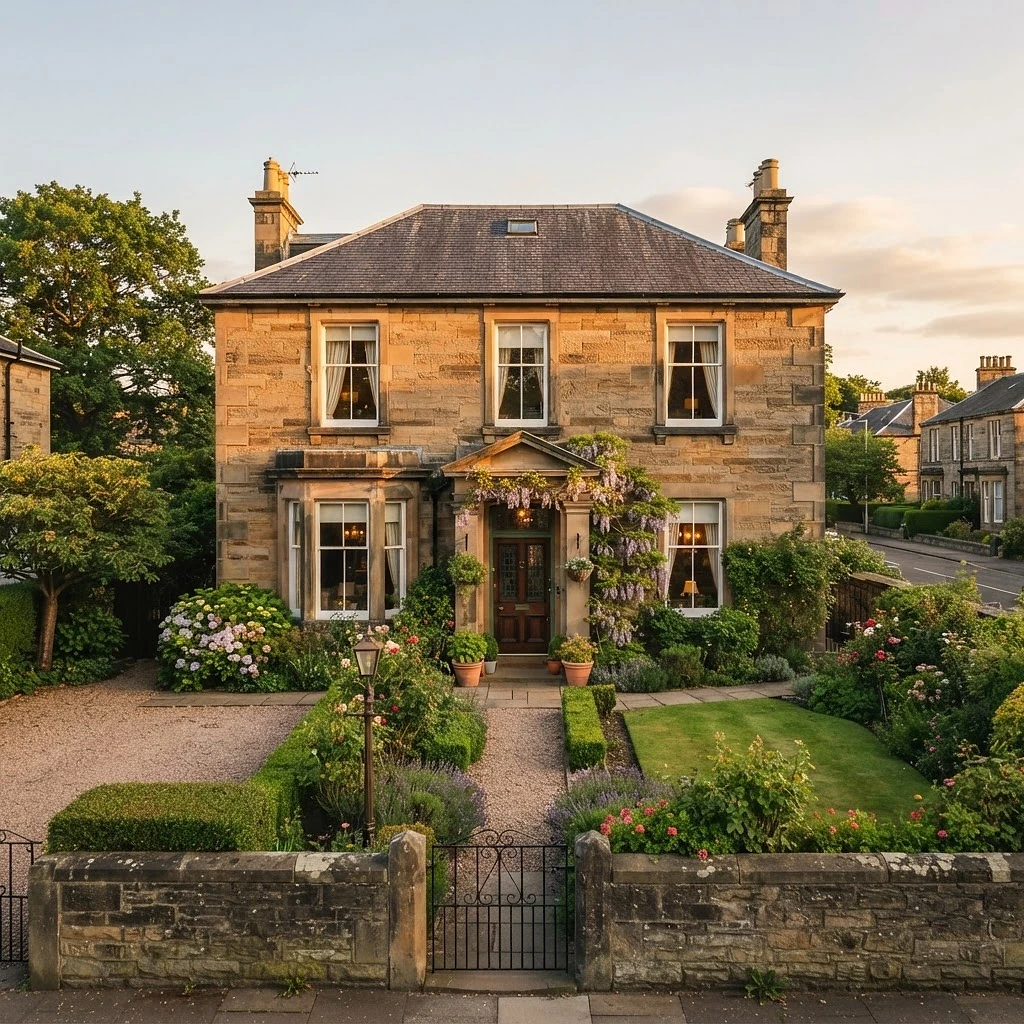 Attractive traditional Scottish stone-built family home