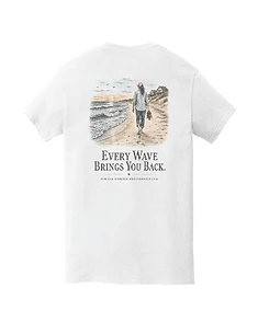 Every Wave Brings You Back — Pocket Tee artwork