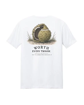 Worth Every Throw — Pocket Tee artwork