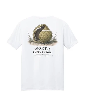Worth Every Throw — Pocket Tee artwork