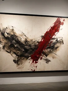 Crimson Tides — Abstract Abstract fine art by Studio B Fine Arts