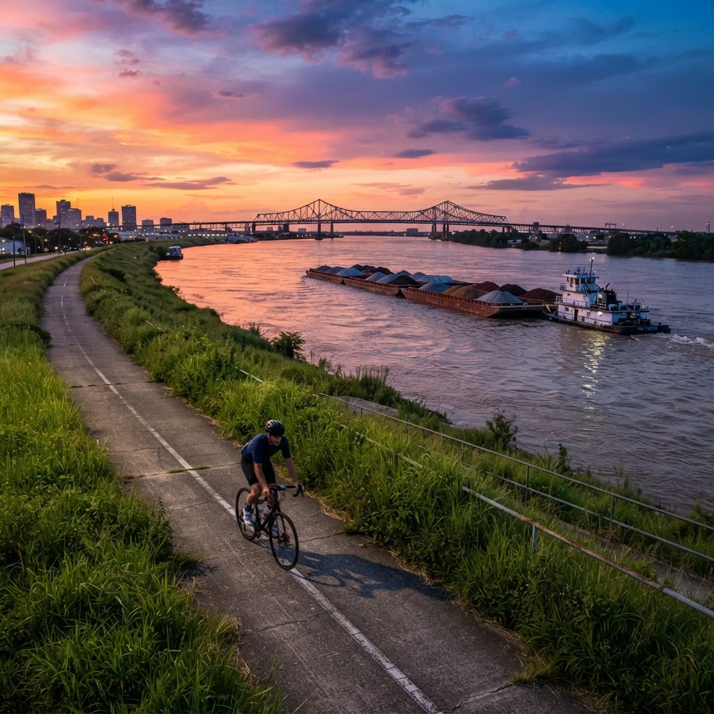Mississippi River Levee Trail