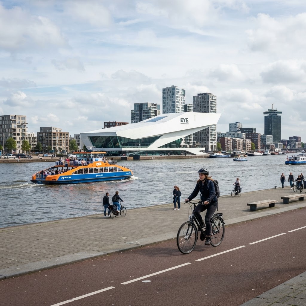 Amsterdam North (Noord) Ferry Route
