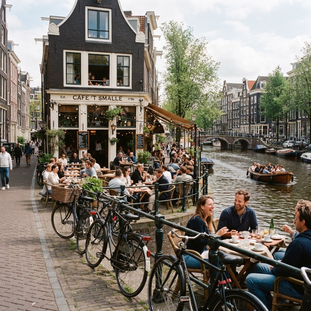 Best Cafes Along Amsterdam Cycling Routes