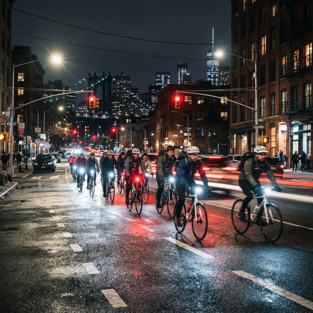 Brooklyn Night Rides: Safely Cycling After Dark