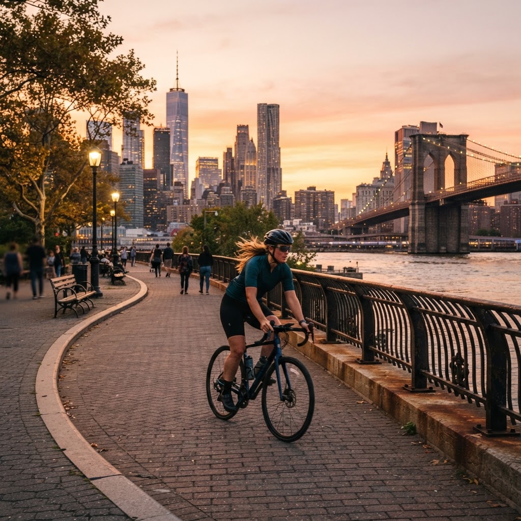 Brooklyn Heights Promenade: The Most Beautiful Bike View