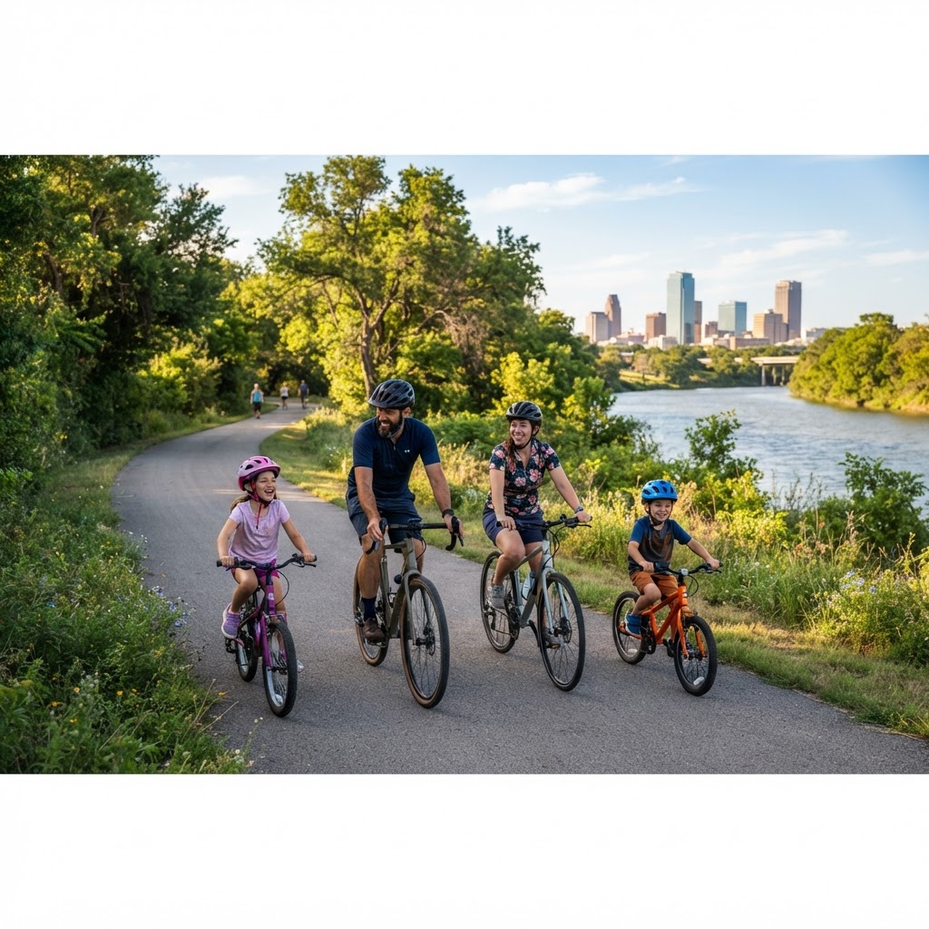 Family Cycling in Fort Worth: Best Trails for Kids