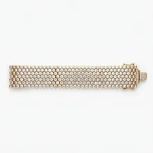 Wide Pavé Diamond Bracelet
