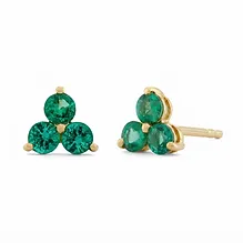 Emerald Florette Studs