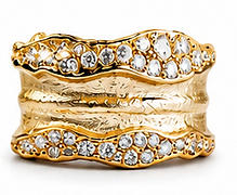 Wave Pavé Edge Band