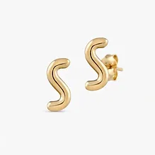 Petite Squiggle Studs