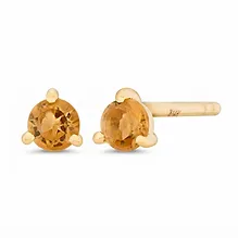 Birthstone Studs - Citrine
