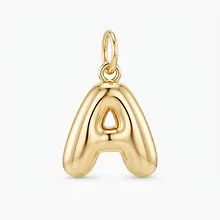 Single loop bubble letter A
