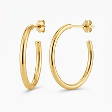Classic Small Round Hoops