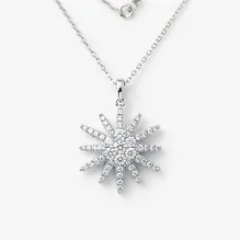 Diamond Starburst Necklace