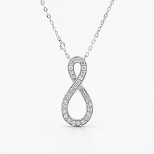 Diamond Infinity Necklace