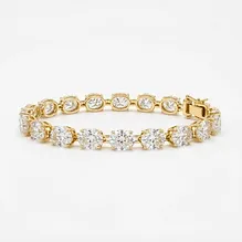 Oval Diamond Tennis Bracelet