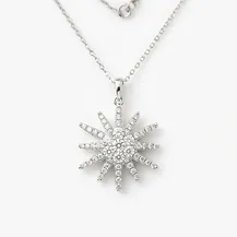 Diamond Starburst Necklace