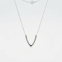 Polished V Necklace