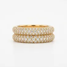 Pavé Diamond Stackable Band