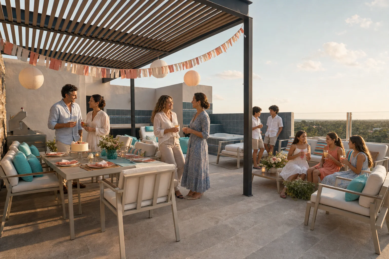 Penthouse Marena: El refugio definitivo en Chicxulub Puerto — escena de estilo de vida 12