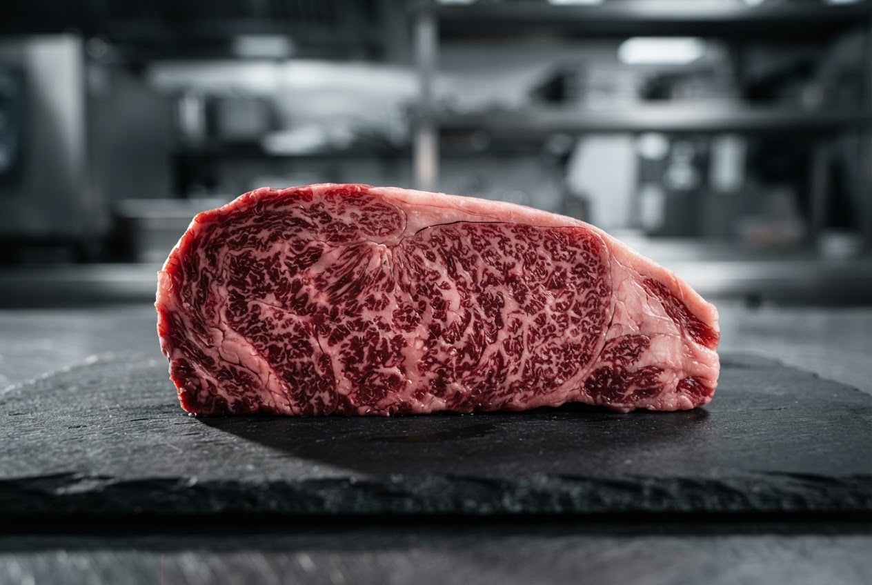 Premium kött med fin marmorering