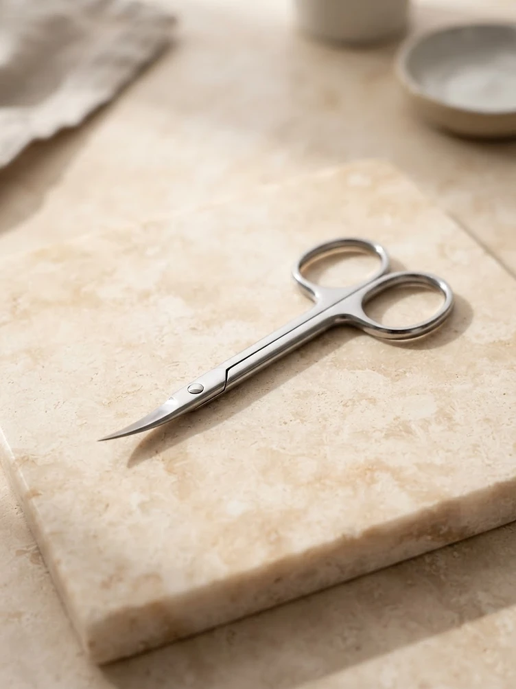 Foarfece Profesional Inox Otel Inoxidabil - Precizie de Atelier produs manichiura profesionala