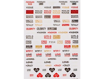 Stickere Unghii cu Texte Fashion: Ghid de Cumparare