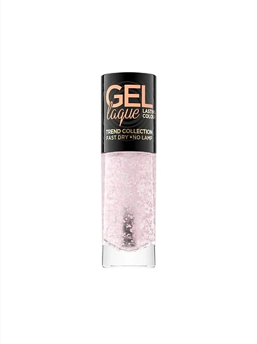 Gel Laque Trend Collection cu Glitter Roz Glitter - Roz Translucid cu Sclipici - Cromatica Rapida produs profesional manichiura