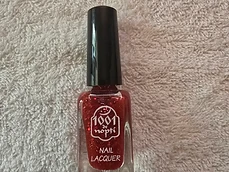 Oja 1001 de Nopti Rosu cu Sclipici Fin 15ml - Recenzie si Pareri - articol blog manichiura profesionala