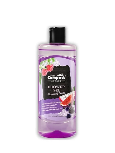 Gel de Dus Ultra Compact Passion of Fruits 500ml Passion of Fruits - Zmeura si Dragon Fruit - Ritual de Dus produs profesional manichiura