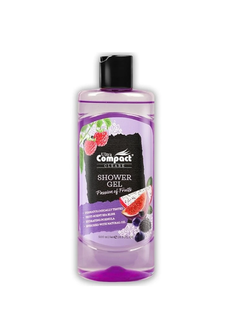Gel de Dus Ultra Compact Passion of Fruits 500ml Passion of Fruits - Zmeura si Dragon Fruit - Ritual de Dus produs manichiura profesionala