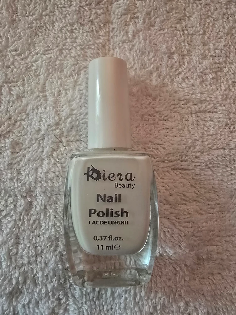 Oja Kiera Beauty Alb 11ml Alb Pur - Cromatica Rapida produs manichiura profesionala