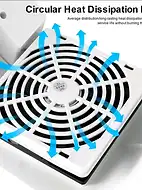 Colector de Praf pentru Unghii cu Ventilator 858-M1 thumbnail 4