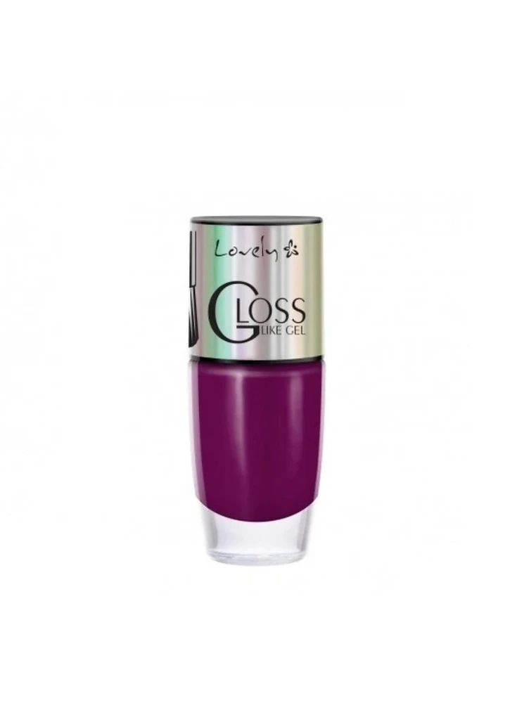 Lovely Gloss Like Gel Plum Plum - Violet Profund - Cromatica Rapida produs manichiura profesionala