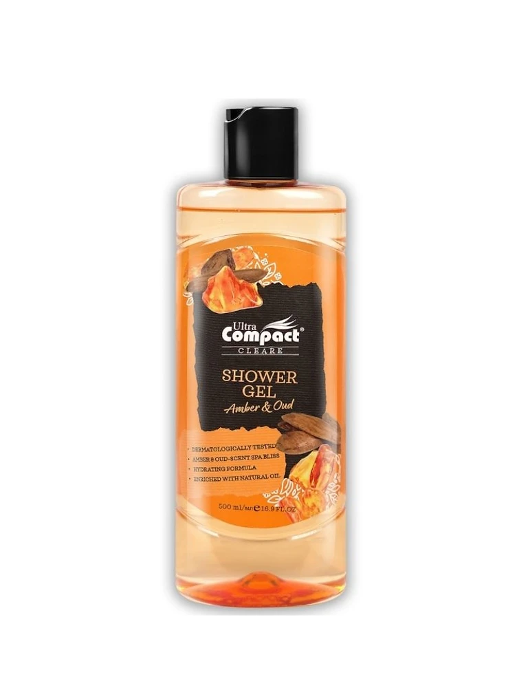 Gel de Dus Ultra Compact Amber Oud 500ml Amber & Oud - Hidratant cu Uleiuri Naturale - Ritual de Dus produs manichiura profesionala