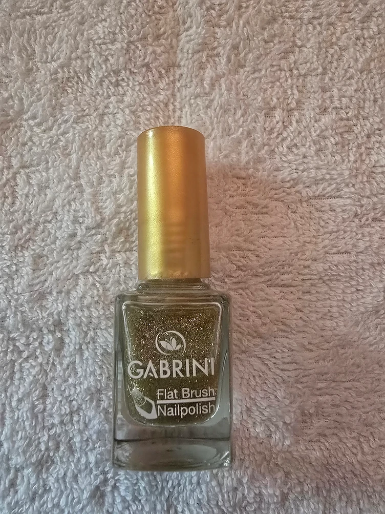 Oja Gabrini Metallic Aur cu Sclipici 15ml Auriu Metalizat - Cromatica Rapida produs manichiura profesionala