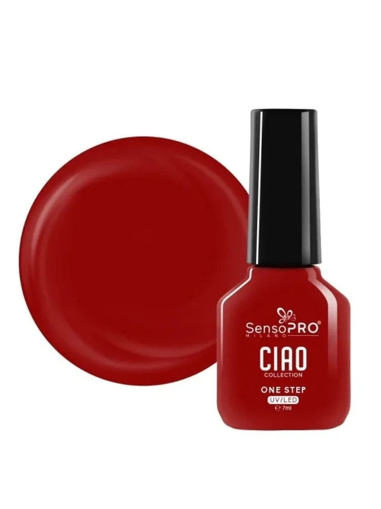 SensoPRO Milano Ciao Collection Red Red - Rosu Vibrant Ciao Collection - Esența Gloss produs manichiura profesionala